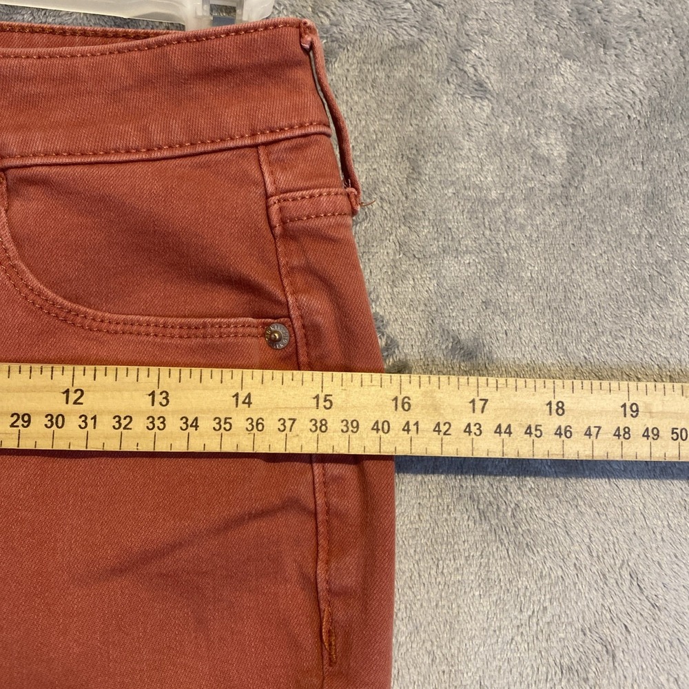 Old Navy Pants‎ Jeans Women Sz 6 Coral Rockstar  Skinny High Rise Preppy Hipster - Picture 5 of 10
